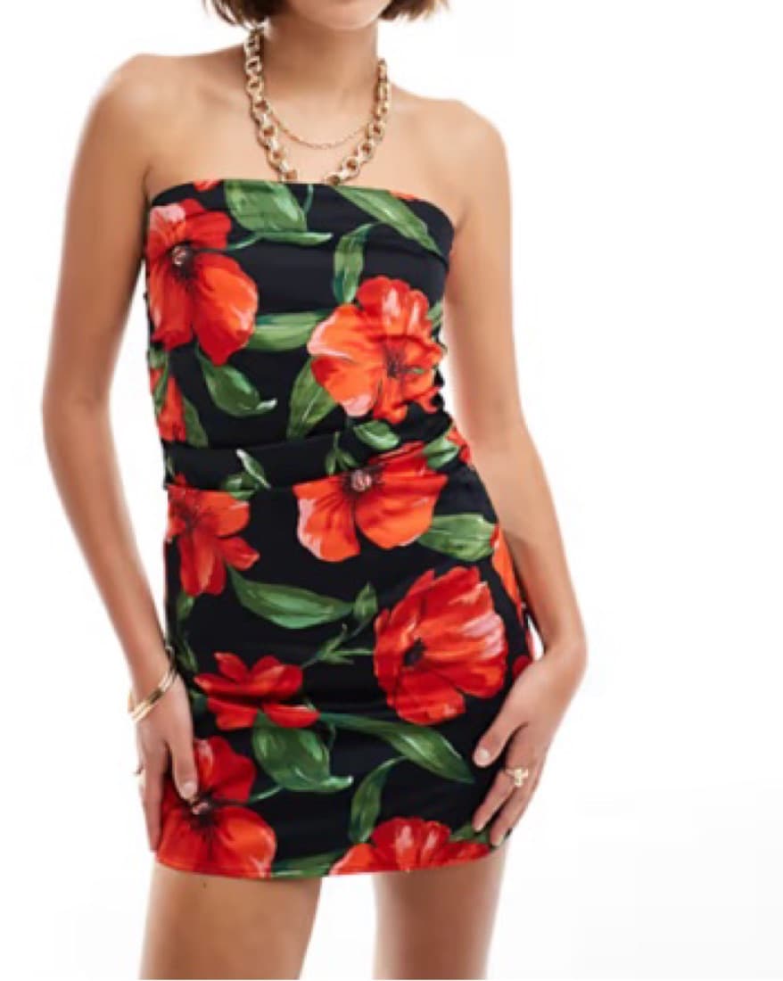 MANGO FLORAL DRESS - Image 1