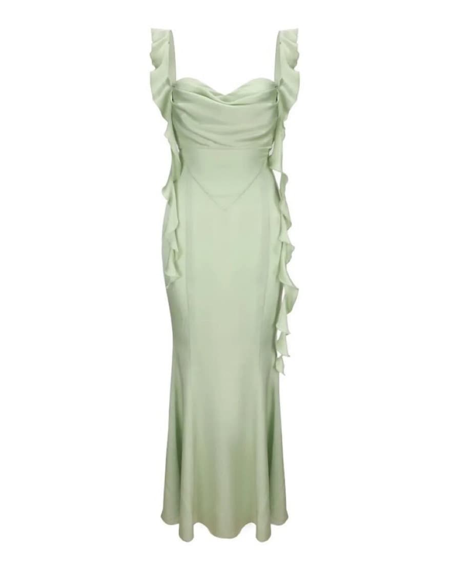 Caroline Dress In Green - Image 2