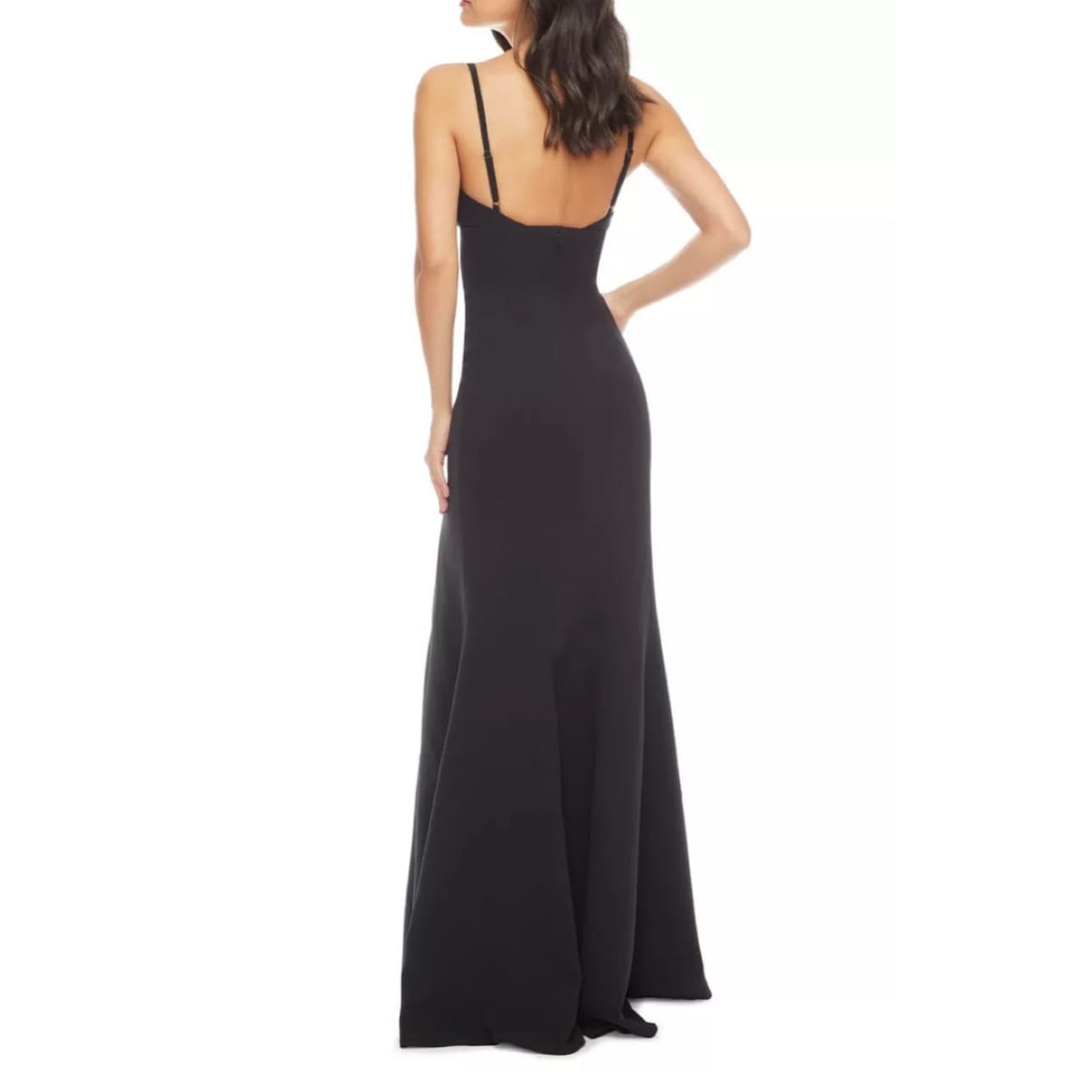 Dress the Population black crepe gown - Image 3