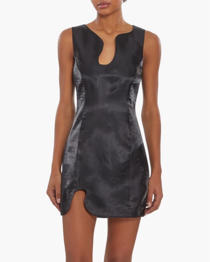 Amanda Uprichard Puzzle Lamé Mini Dress - Image 1