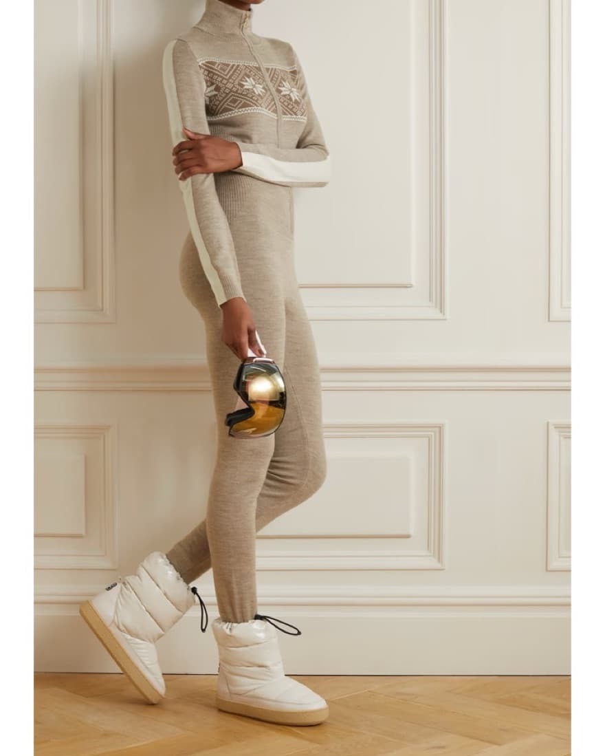 Signature Jumpsuit In Sand - Image 2
