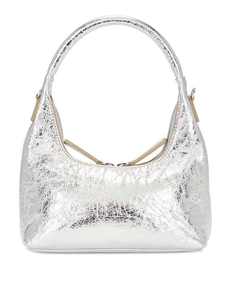 Marge Sherwood Silver Crinkle Mini Bag - Image 1