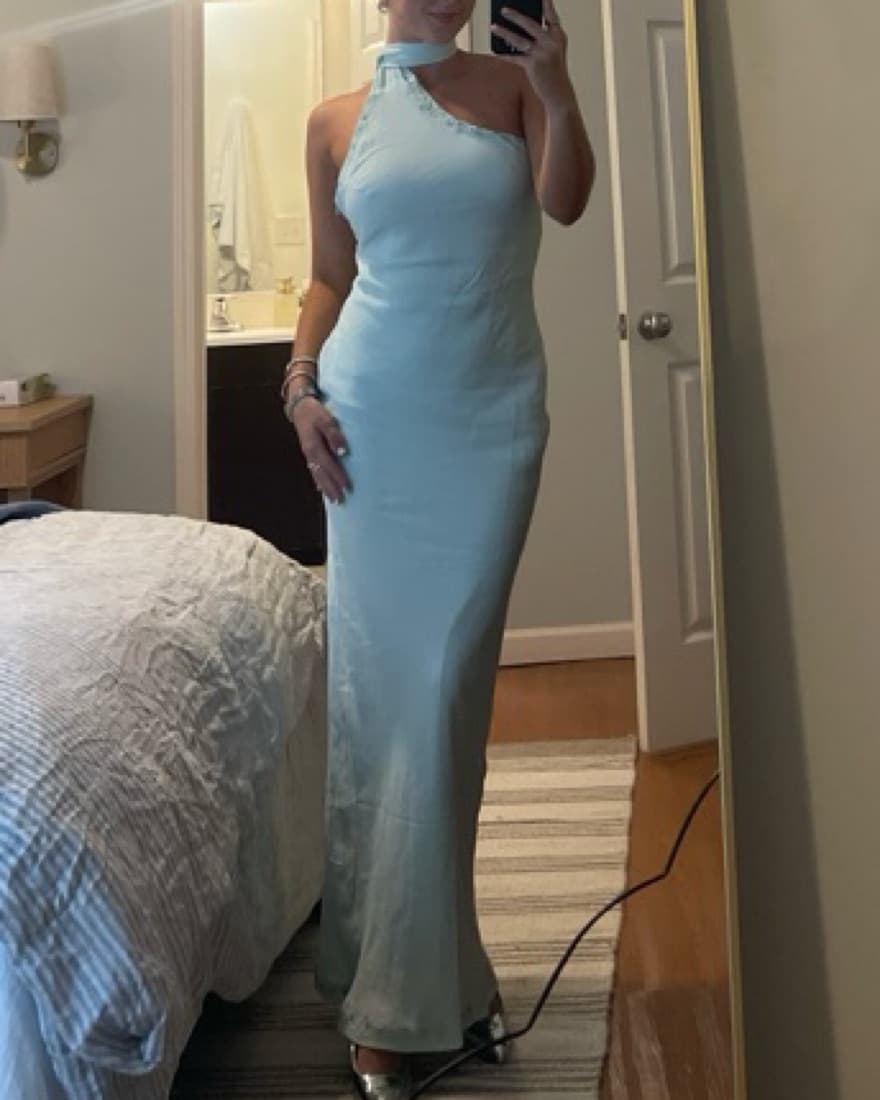 Yllw The Label Long Neck Scarf Dress - Image 3