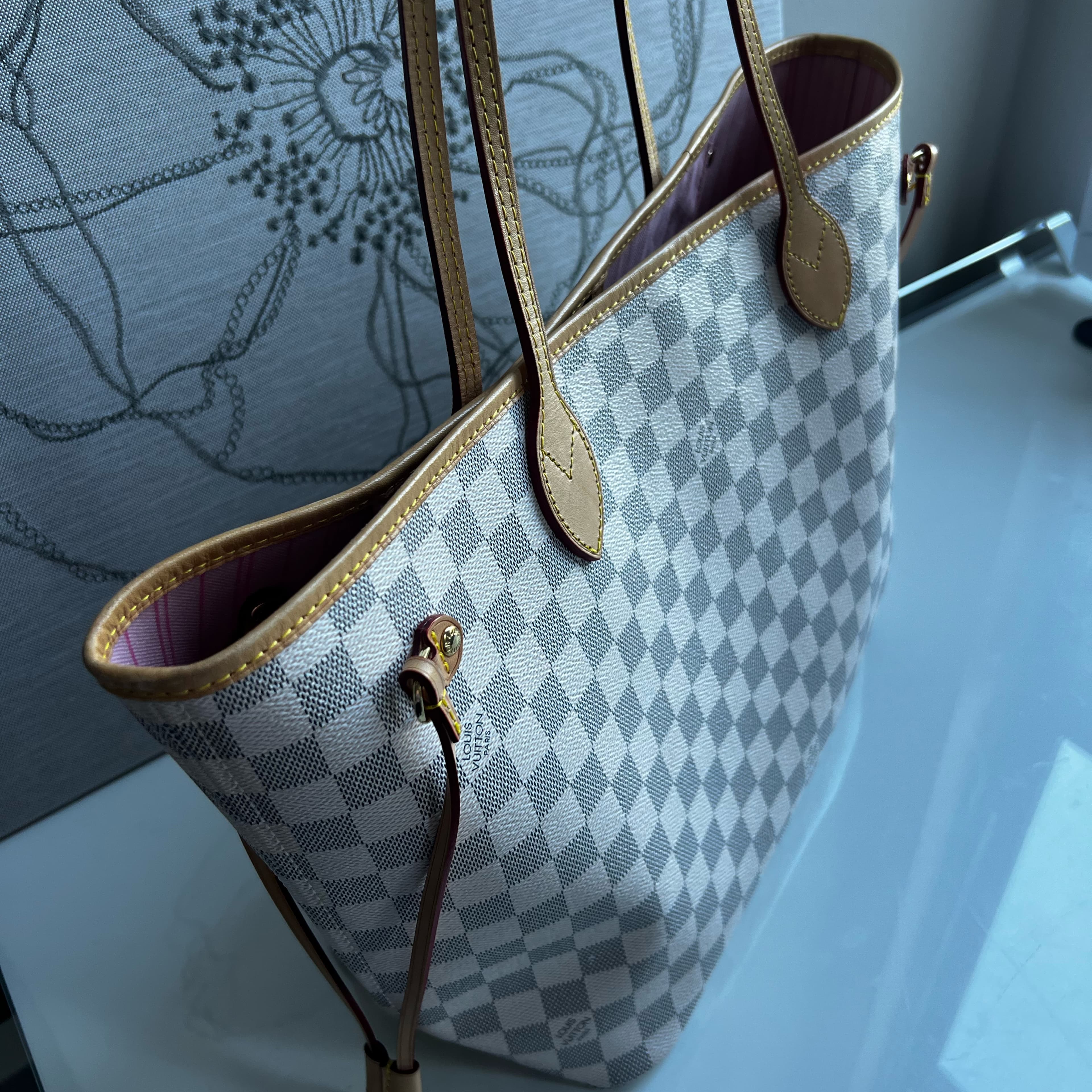 Louis Vuitton Neverfull MM Damier Azur  - Image 1