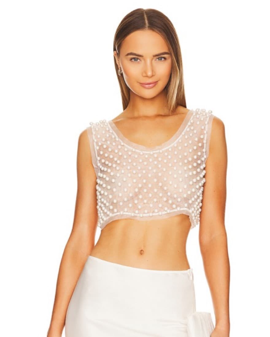 LoveShackFancy Pearl Top - Image 2