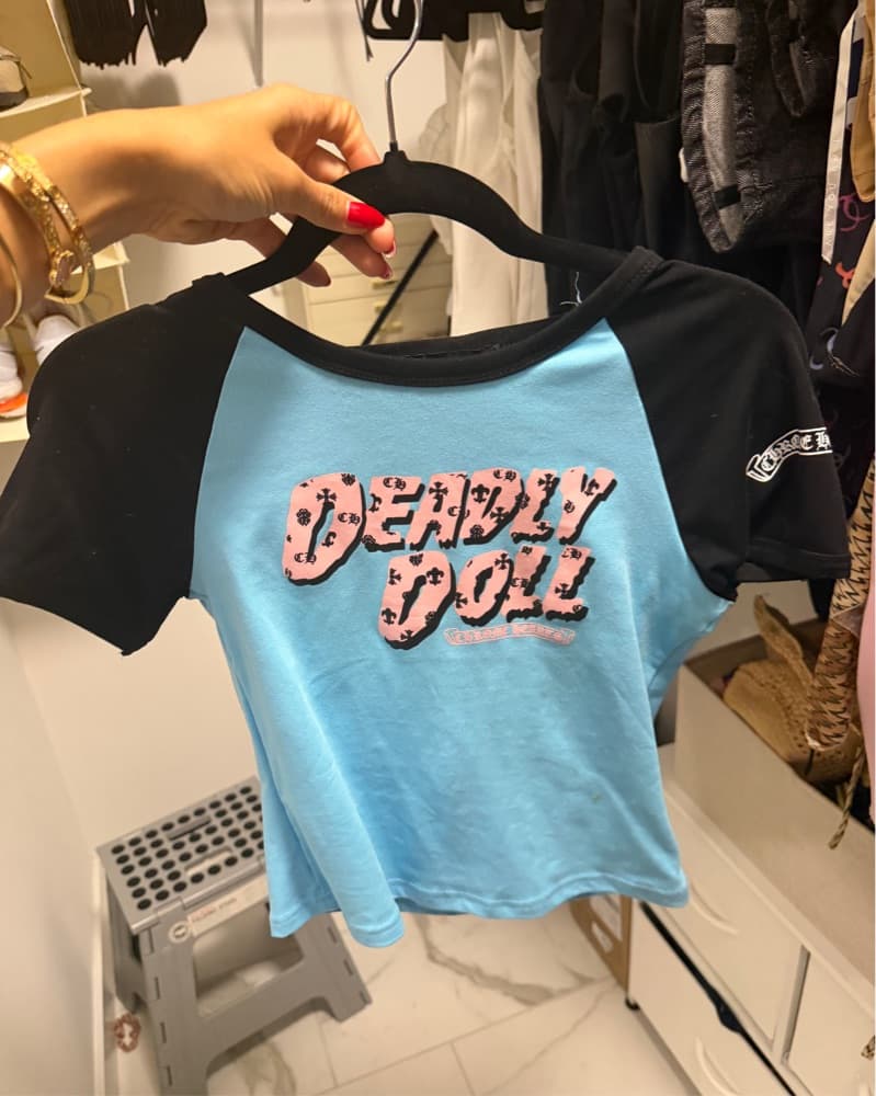 CHROME HEARTs BABY TEE  - Image 1