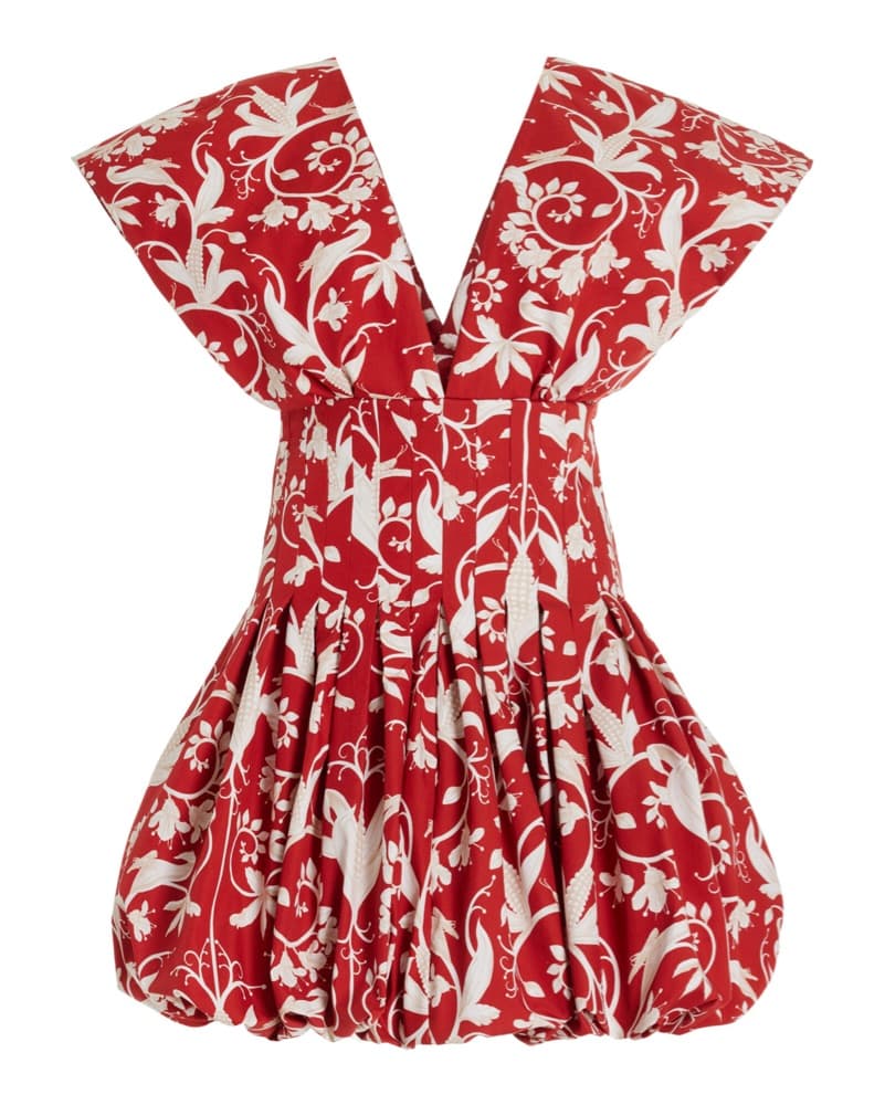 Agua By Agua Bendita Red Floral Dress - Image 1