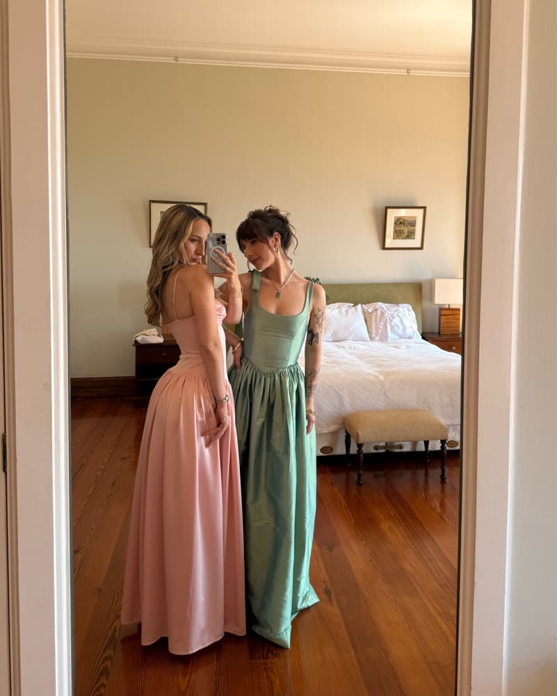 Miss Circle NYC Pink Drop Waist Maxi - Image 4