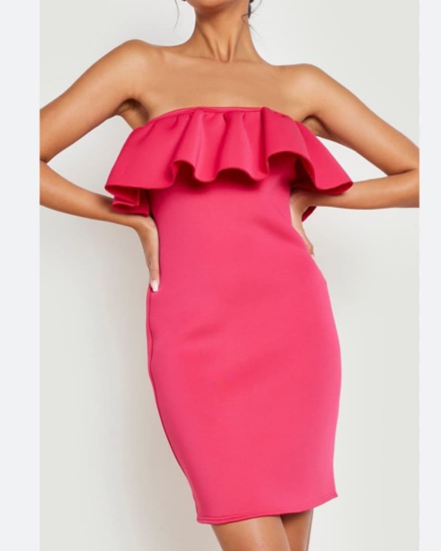 Pink Ruffle Dress  - Image 1