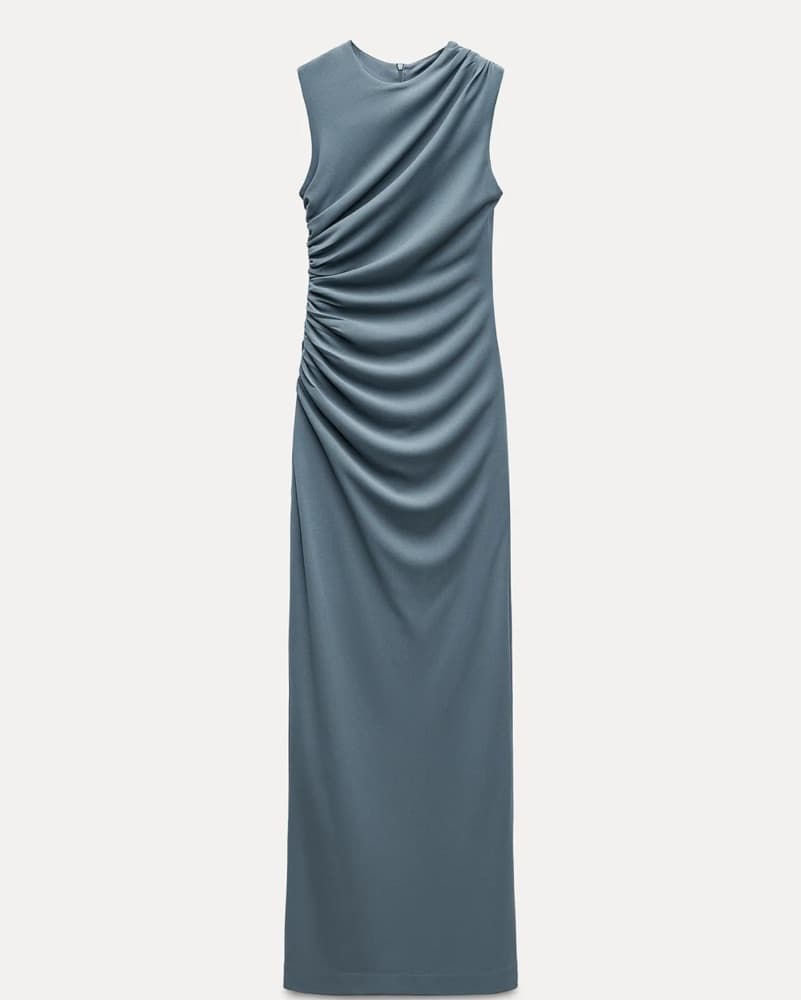 Zara Draped Dress - Image 1