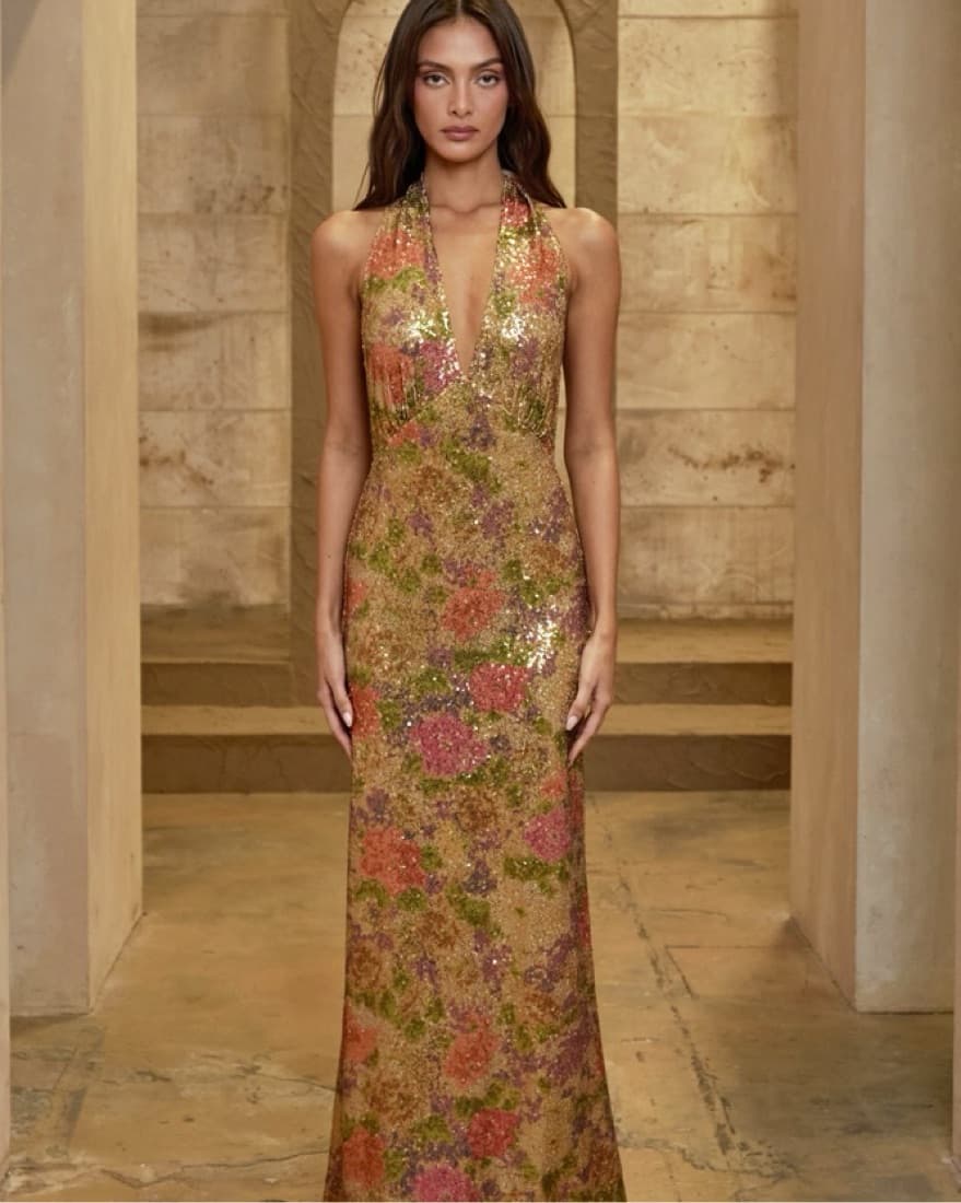Fait Par Foutch Sequin Dress - Image 3