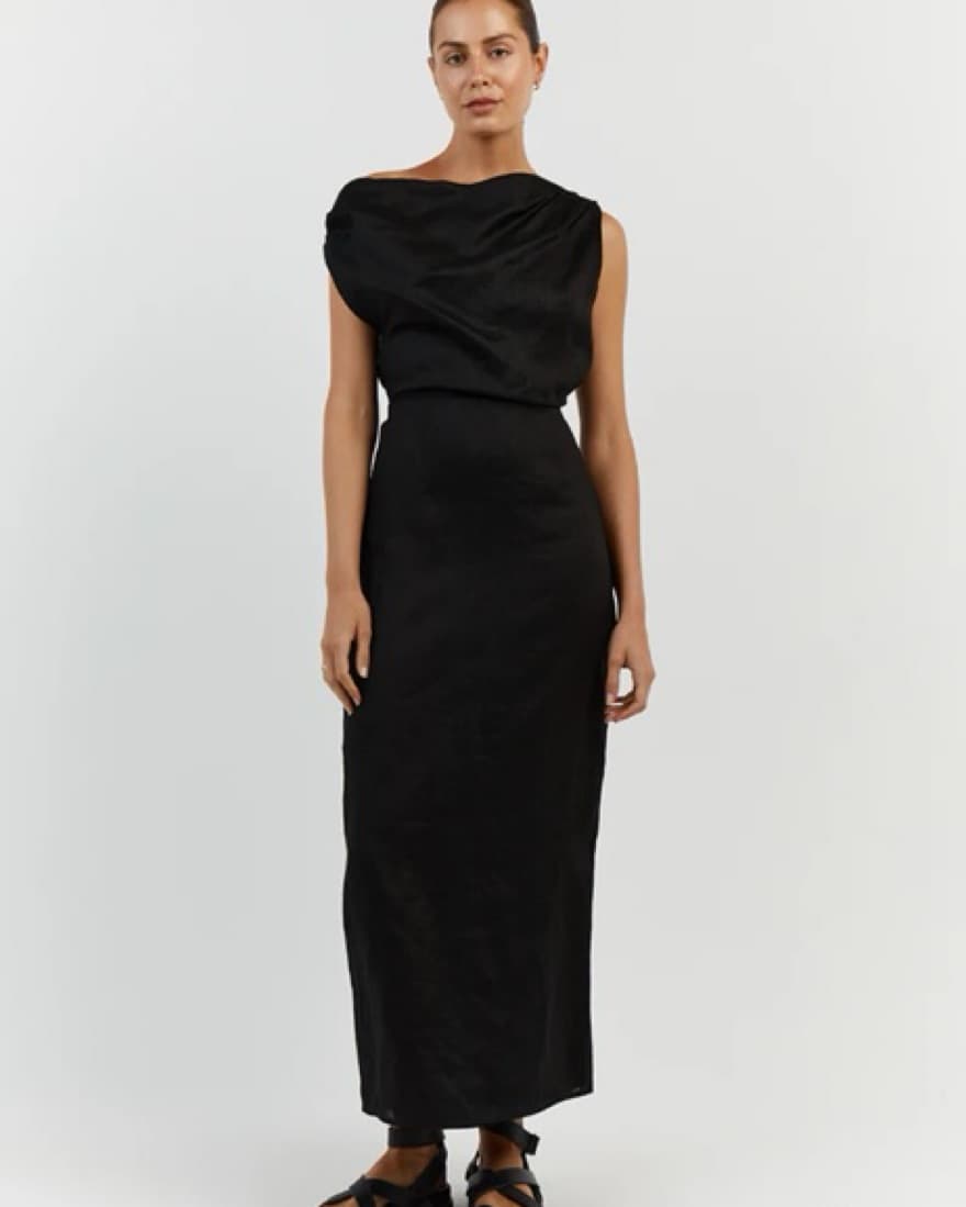 Dissh Cass Assymetric Neckline Dress - Image 1