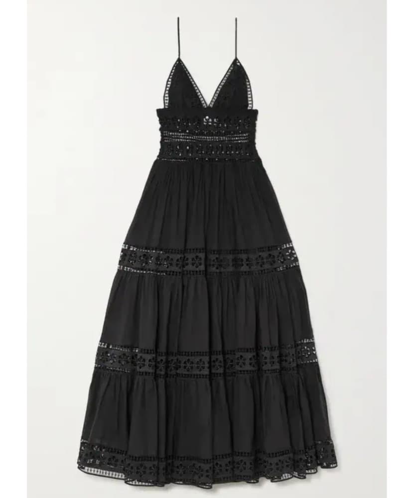 CHARO RUIZ Isca Guipure Lace Maxi Dress - Image 3