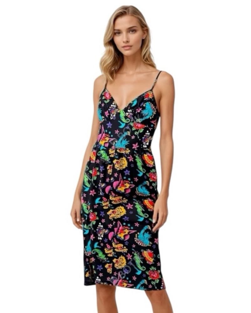 Vintage Tattoo Dress by Betsey Johnson - Image 1