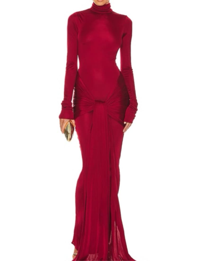 Helsa Red Dress - Image 1