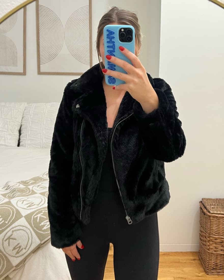 Lucky Brand  Black Fur Coat - Image 2