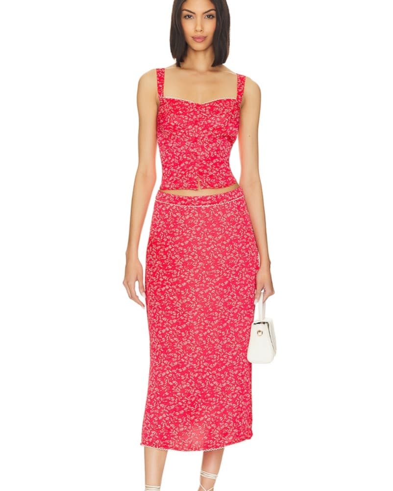 For Love And Lemons Barbera Midi Skirt - Image 2