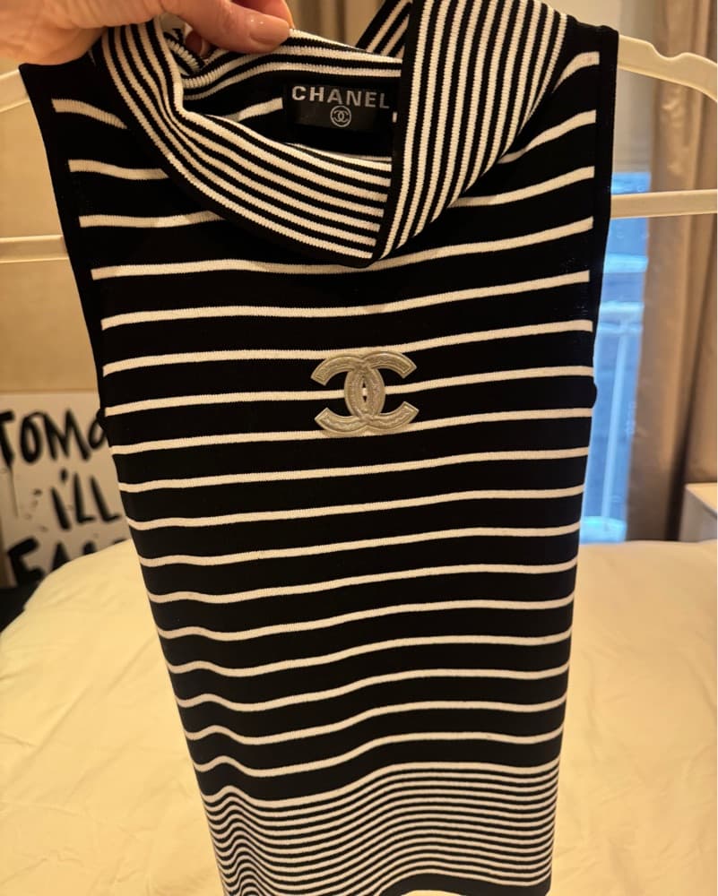 Chanel Striped Tank Top  - Image 3