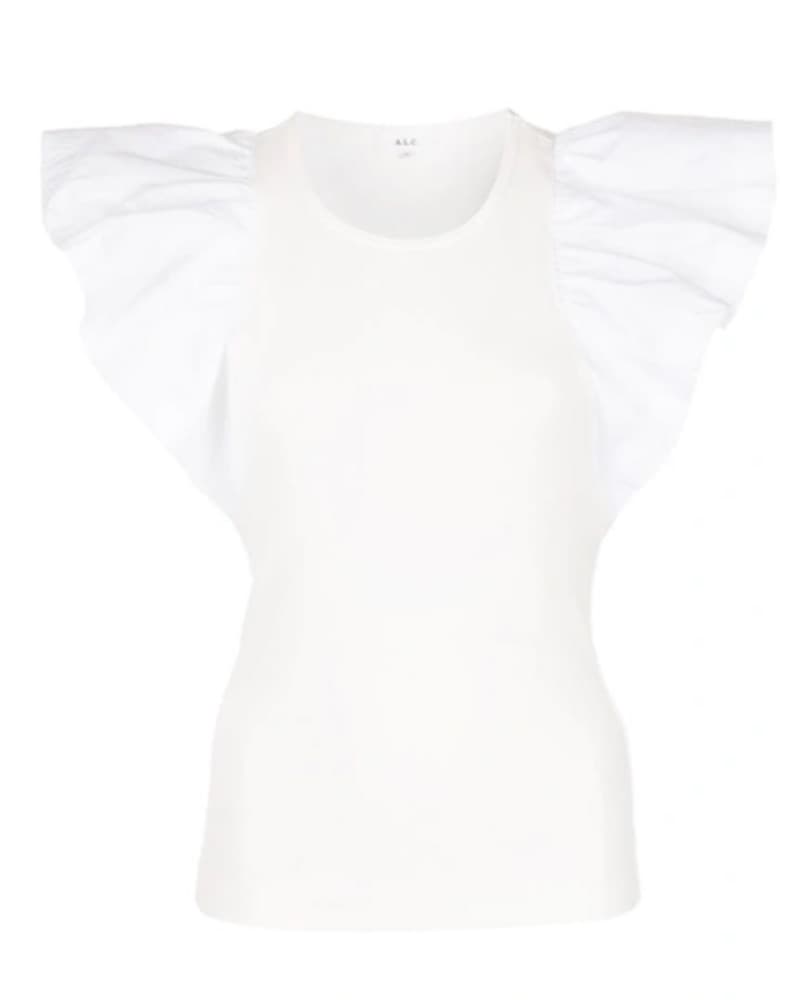 ALC - Flutter Sleeve Stretch Tank - Image 1