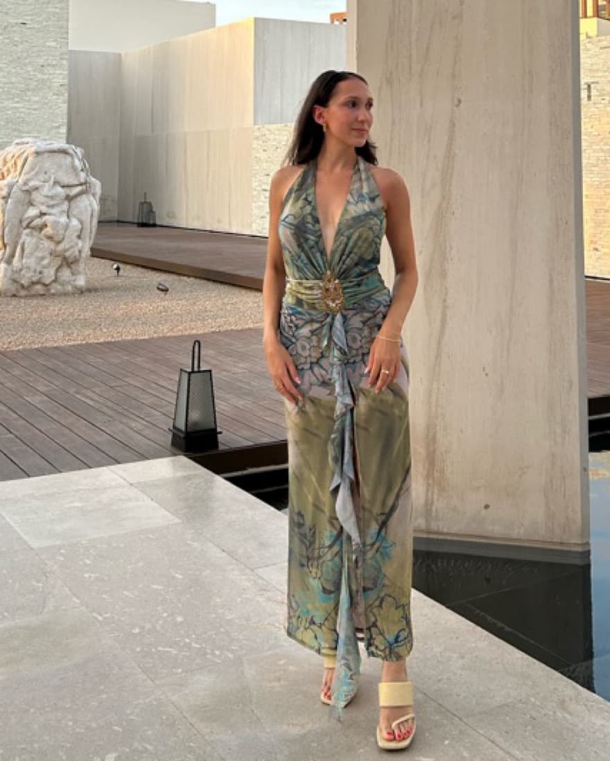 Jaded London Plunge Maxi Dress - Image 3