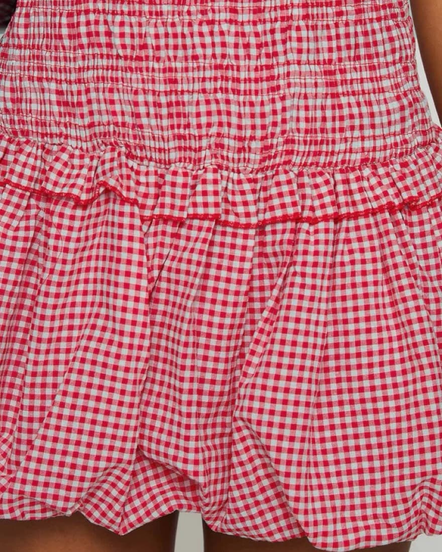 Princess Polly Red Gingham Dress  - Image 3