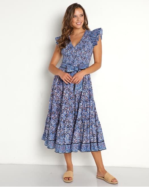 Cleobella Autumn Midi Dress Floral Print - Image 1