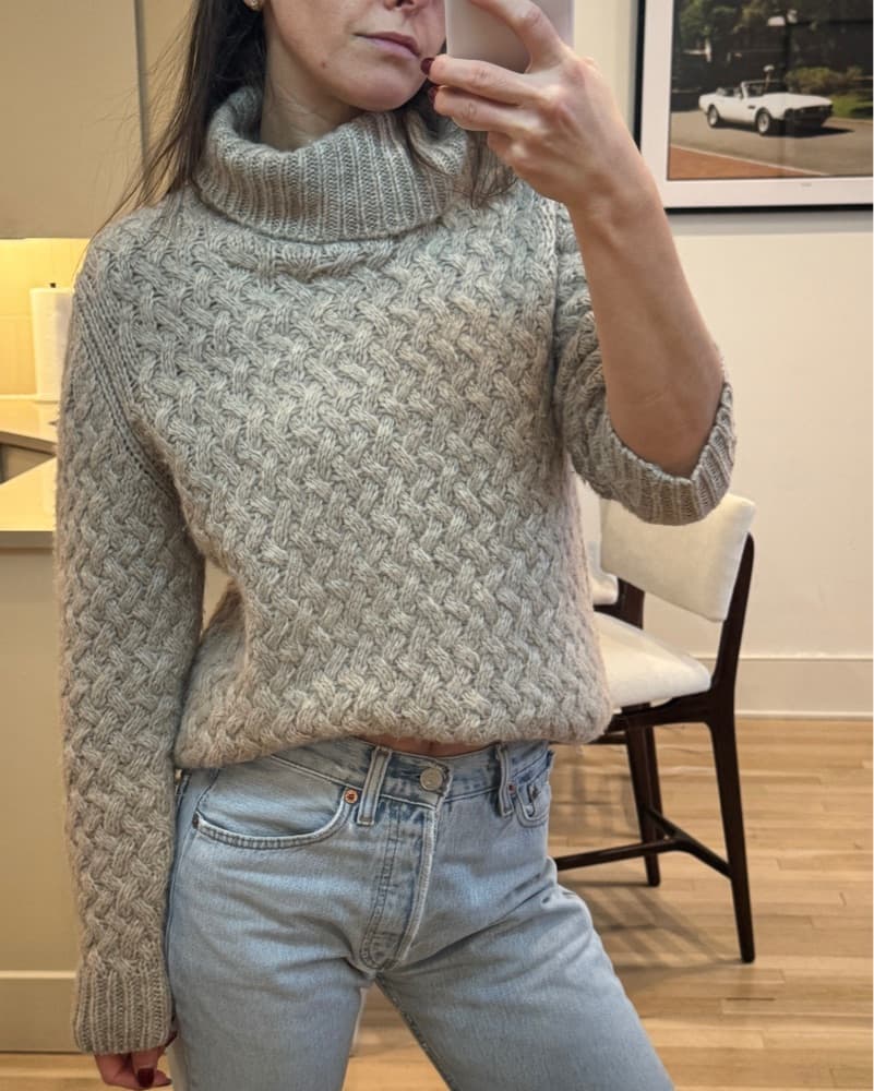 Cozy Knit Turtleneck Sweater - Image 2