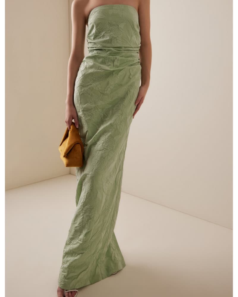 Bernadette Mint Green Dress - Image 2