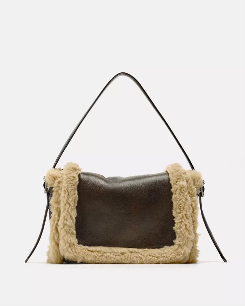 Faux Shearling Bag  - Image 1