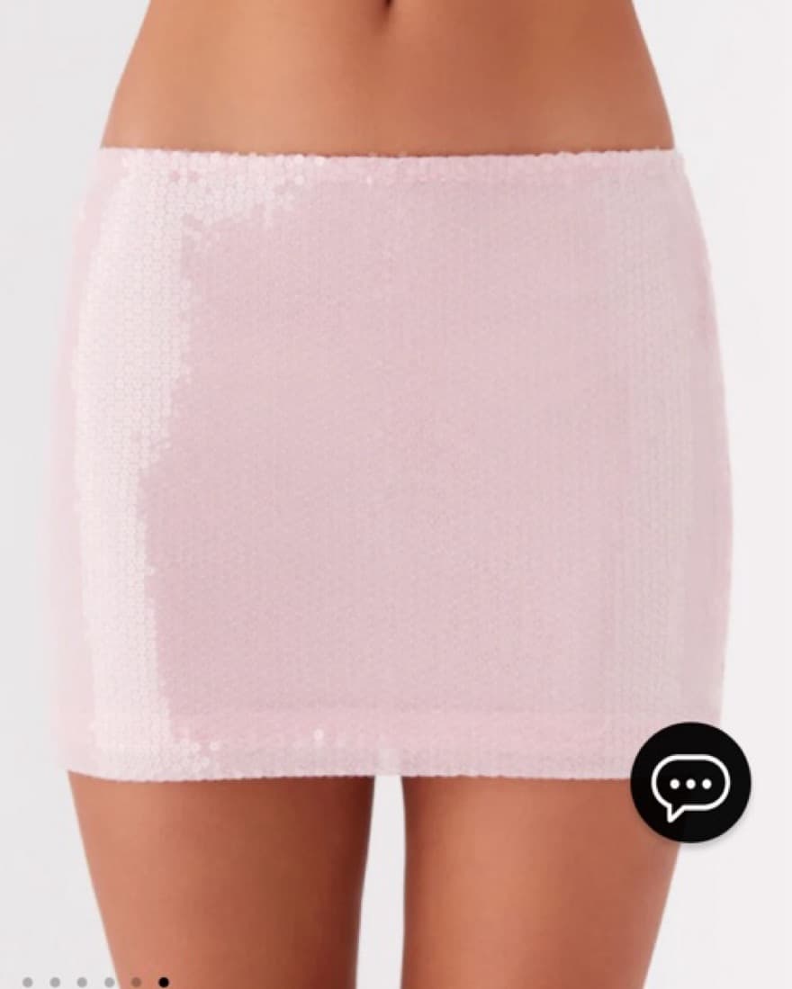 Perfect Fantasy Sequin Mini Skirt - Image 3