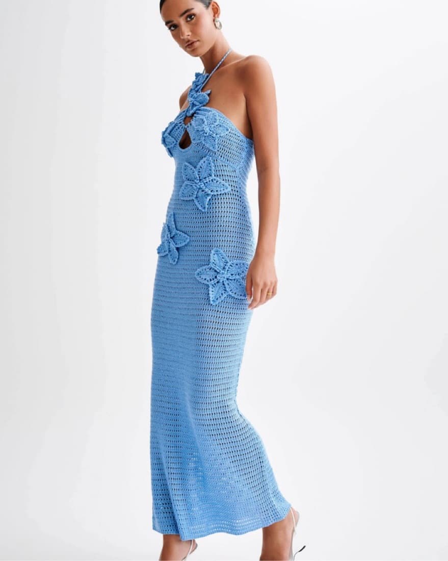 Meshki  Crocheted Maxi Dress - Image 5