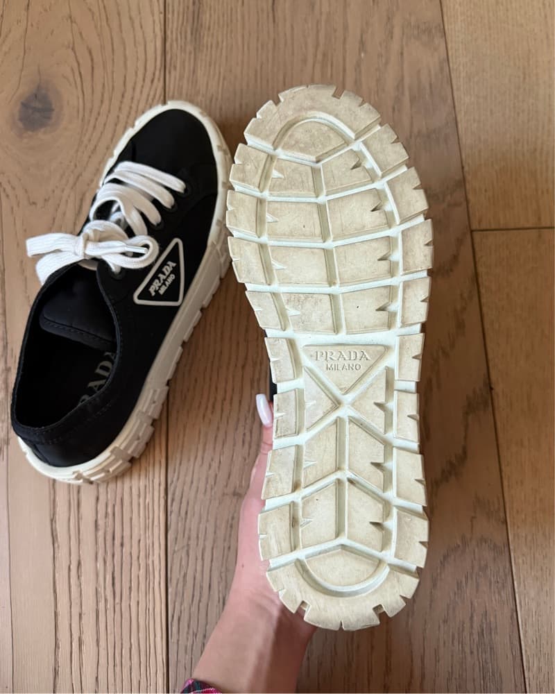 Prada Lug Sole Platfrom Sneakers - 39.5 - Image 6