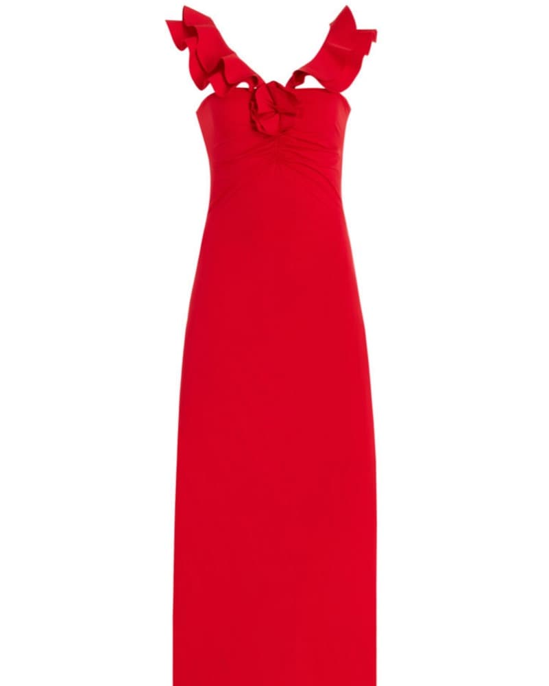 Red Maygel Coronel Dress - Image 4