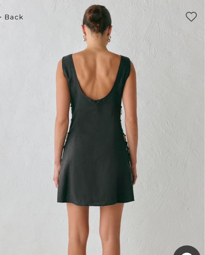 Black Mini Dress - Image 2