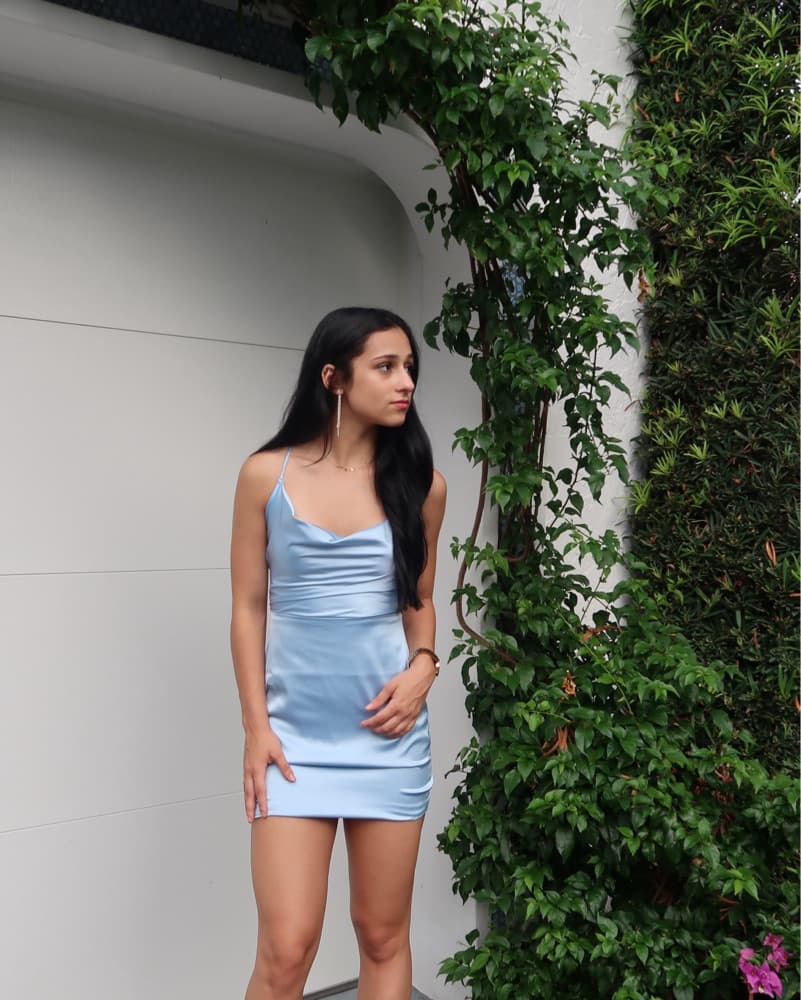 Satin Slip Dress - Image 2