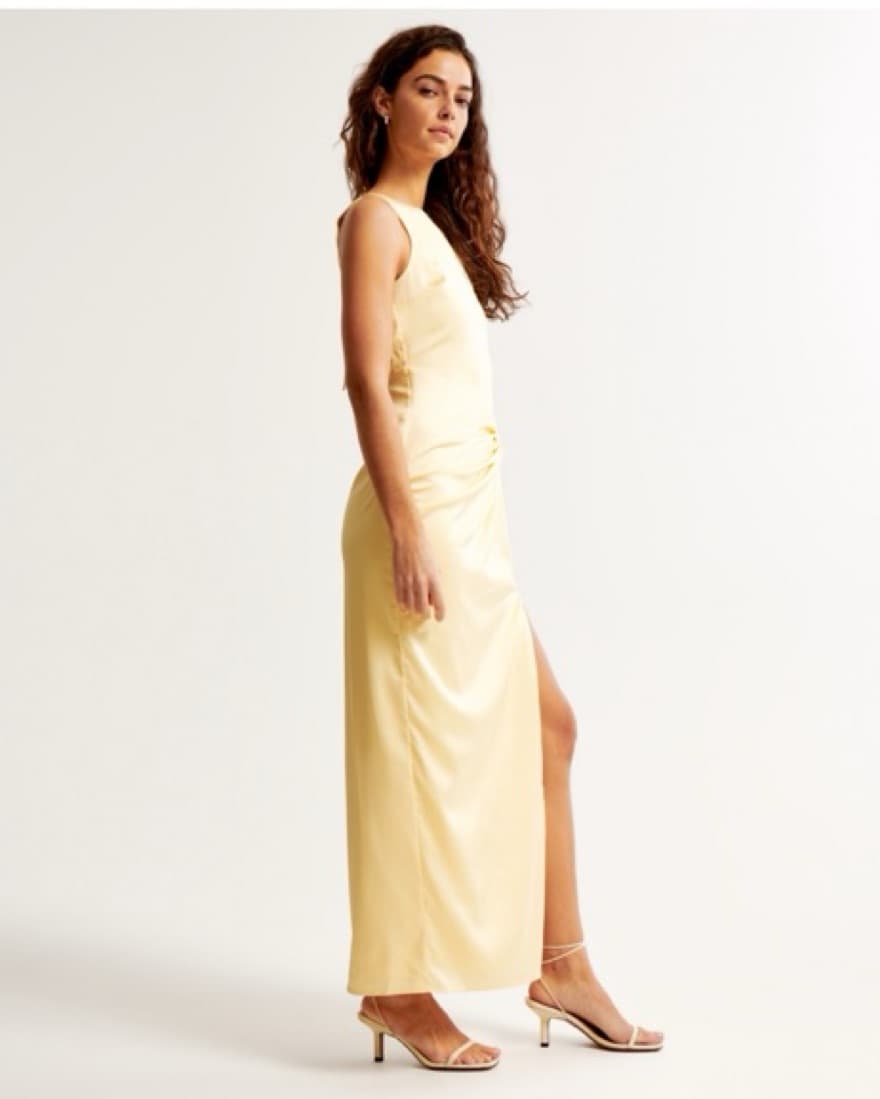 Yellow Abercrombie Maxi Dress - Image 5