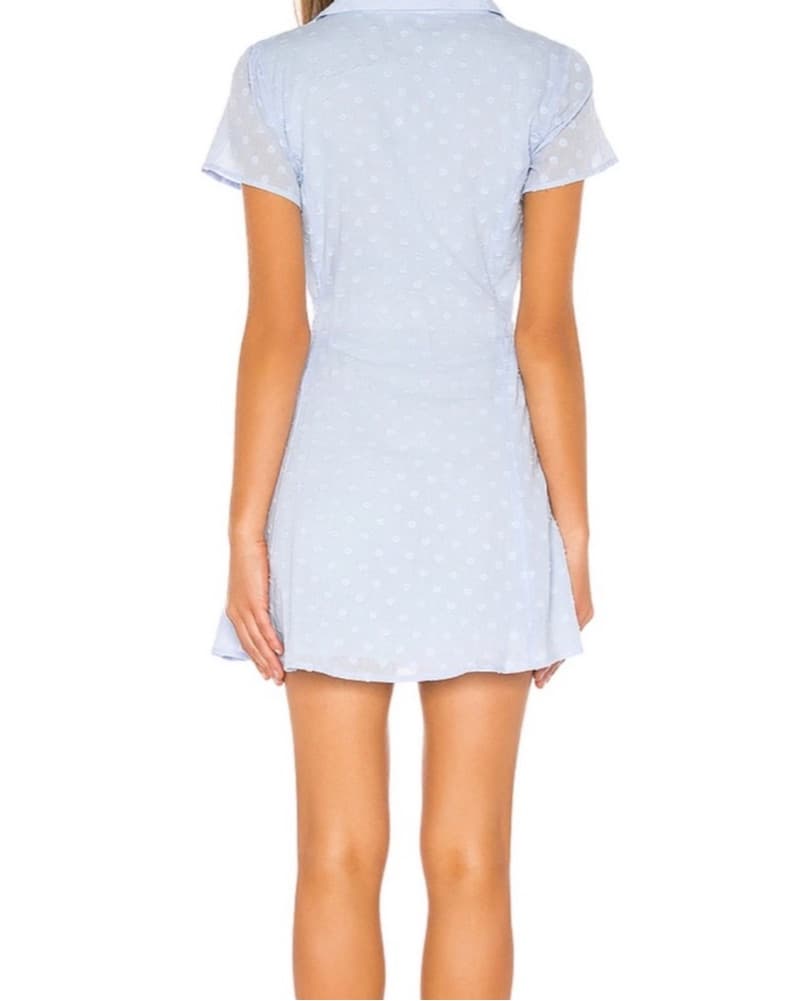 Majorelle Tumbleweed Dress In Baby Blue - Image 2