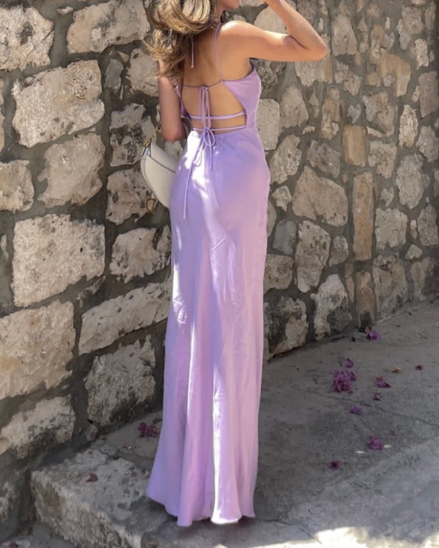 Djerf Avenue Dream Maxi dress Iris  - Image 2