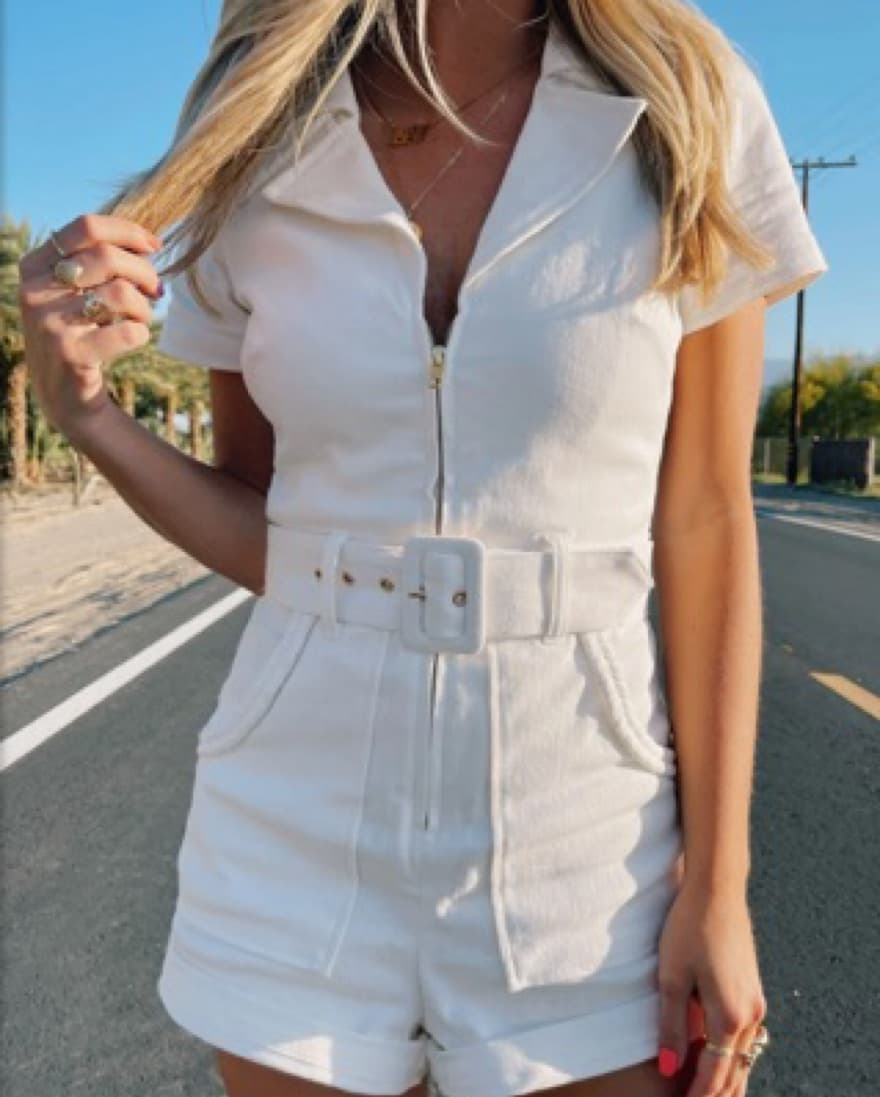 Show Me Your Mumu Outlaw Romper White  - Image 3