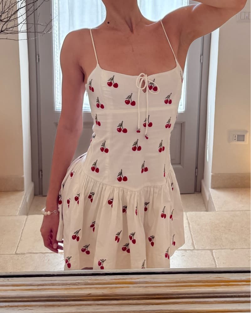 Cherry Mini Dress - Image 4