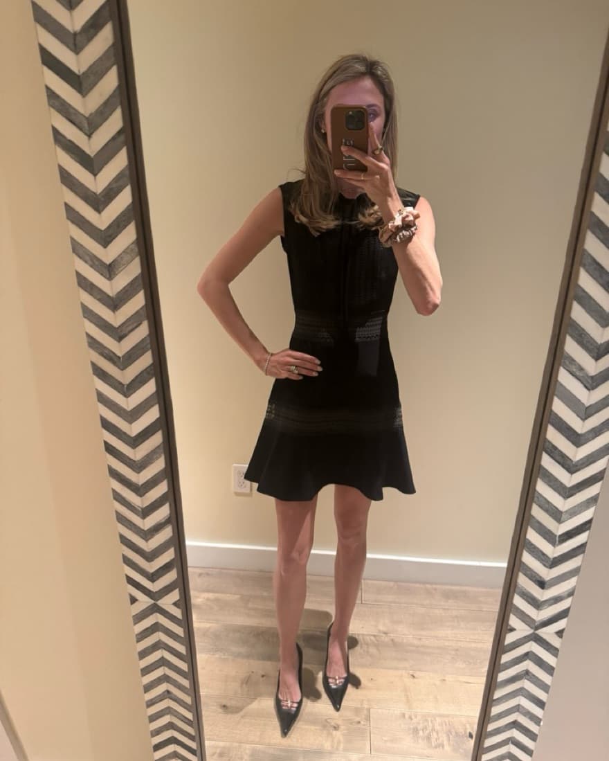 Sandro Black Mini Dress - Image 5