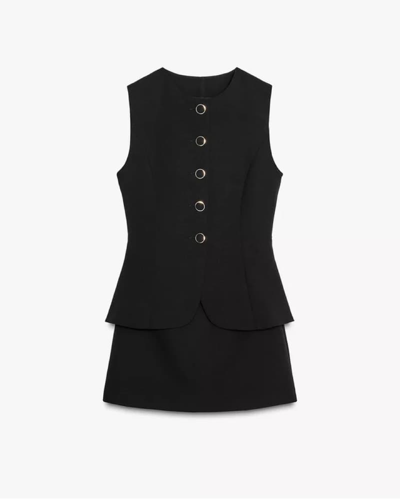 Black Vest/Skort Set - Image 5