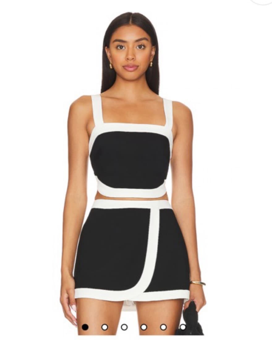 Amanda Uprichard Posha Top & Skirt Set - Image 1