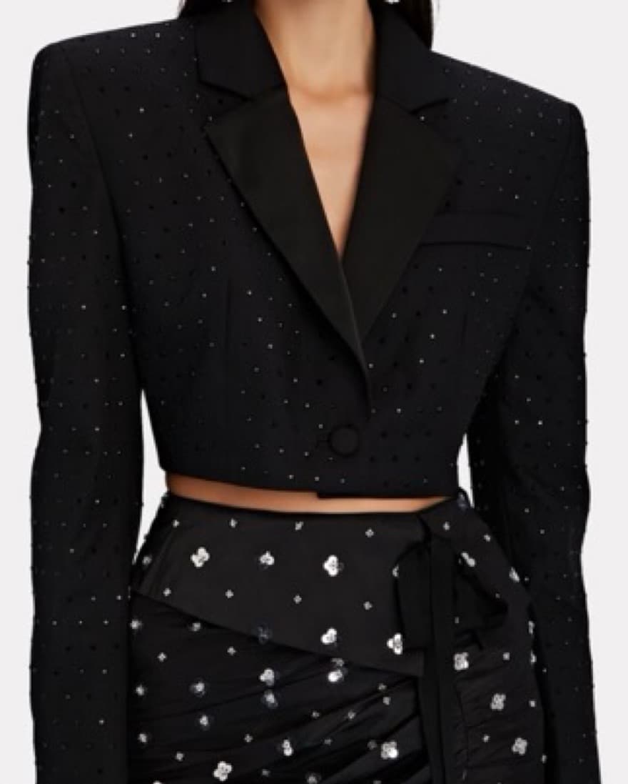 Cora Cropped Blazer - Image 3
