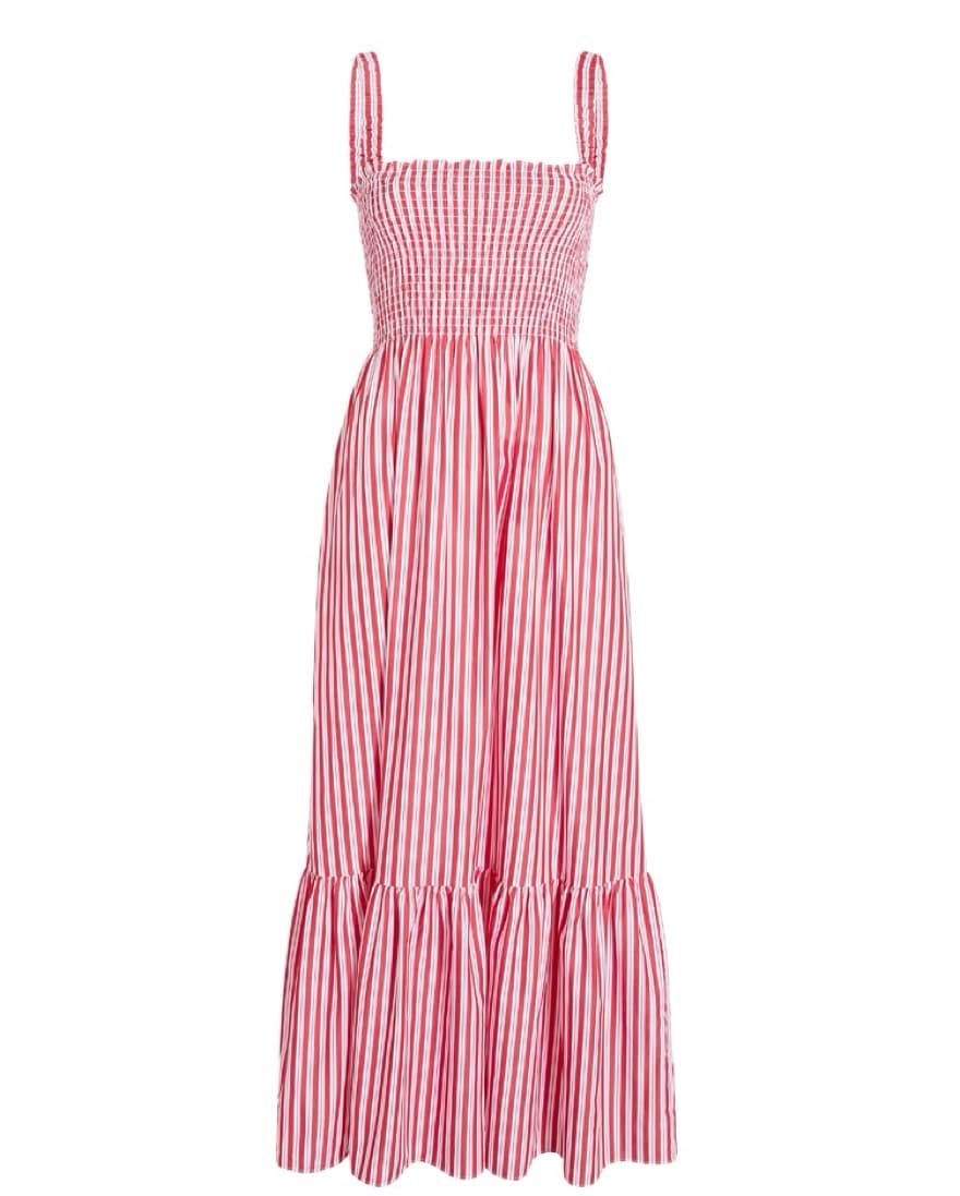 Hill House Home Anjuli Nap Dress in Red - Image 1