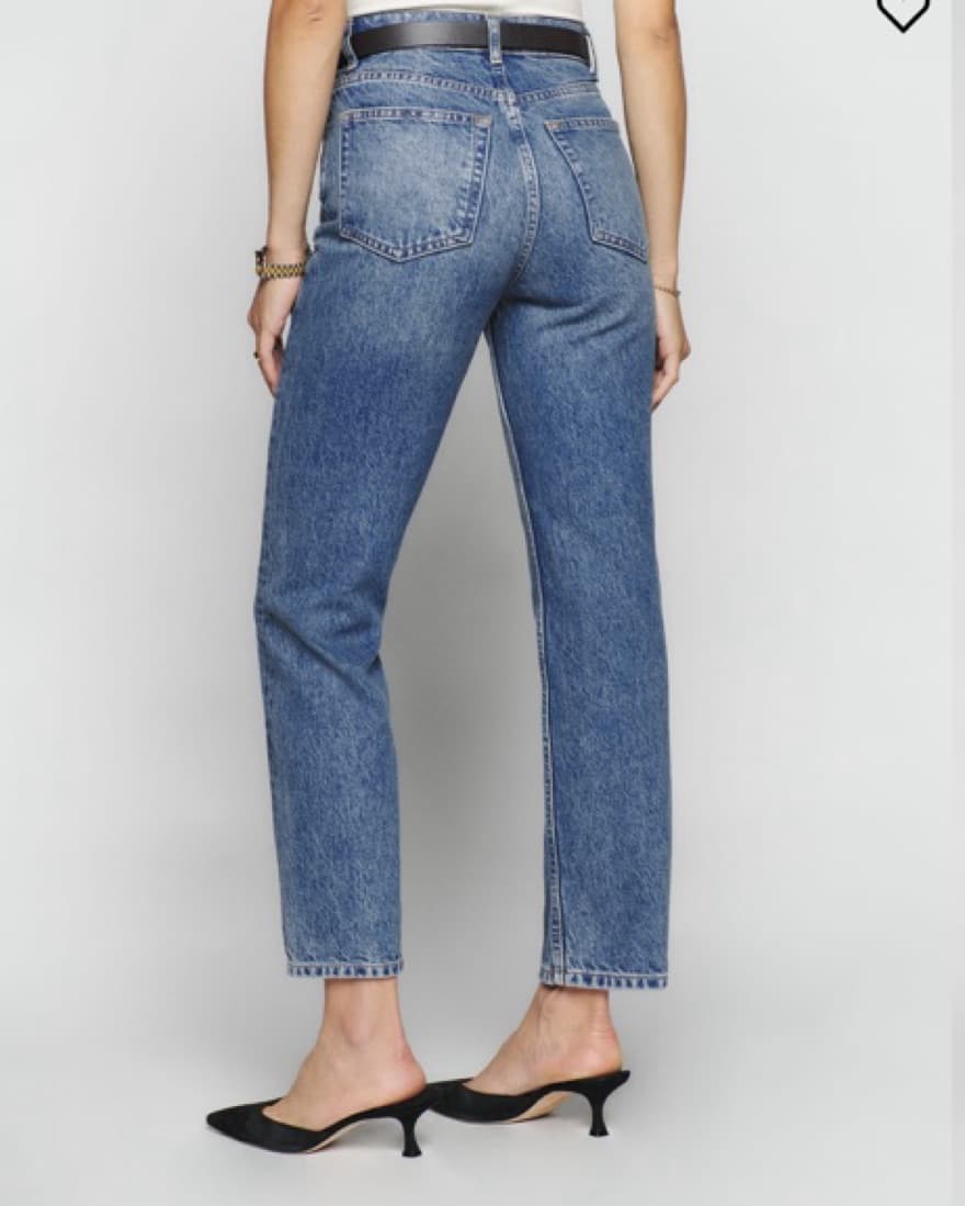 Cynthia High Rise Straight Cropped Jeans - Image 2