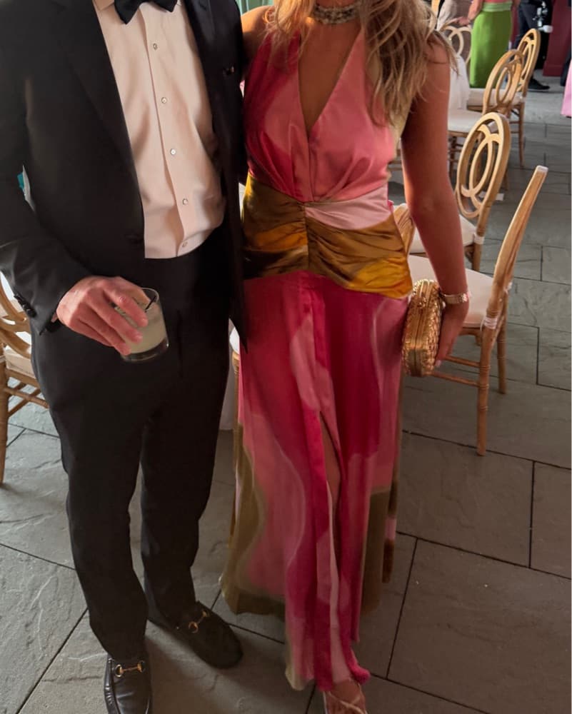 Silvia Tcherassi Pink Halter Dress - Image 1