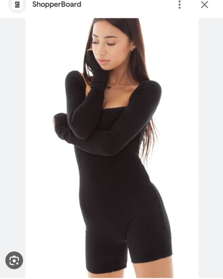 Are You Am I Black Romper - Image 3