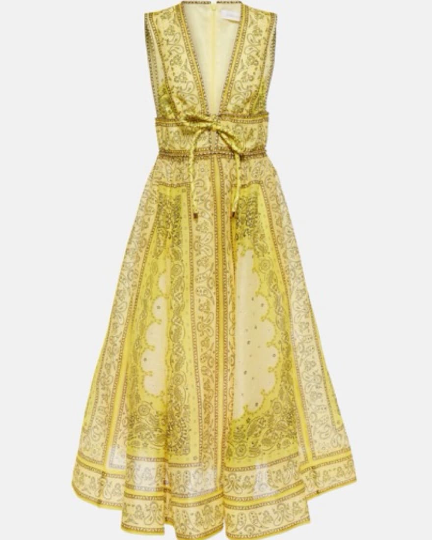 Zimmermann Matchmaker Yellow Dress - Image 2