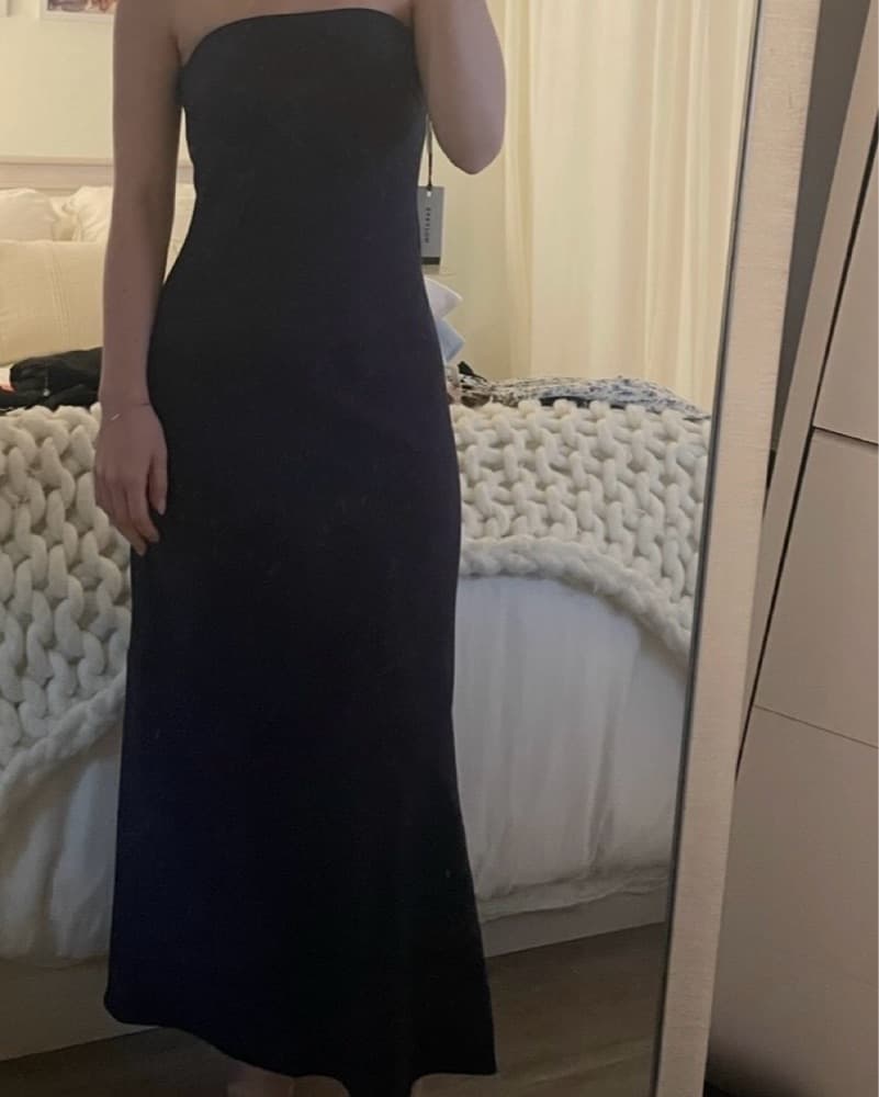 Aritzia Navy Resolution Dress  - Image 2